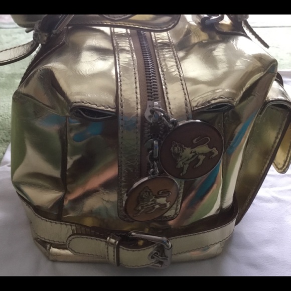 SOLD ☄️💯 MCM Gold Satchel EC Like New🔥 - Picture 2 of 8